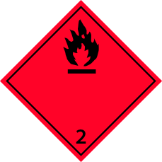 Опасные газы - обозначение