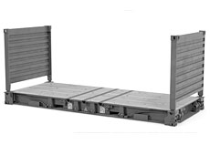 20-футовый контейнер-платформа