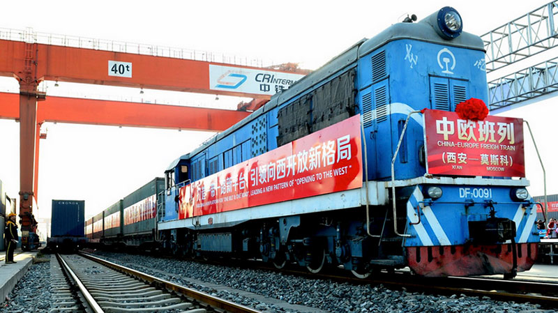 Контейнерный поезд Китай - Европа